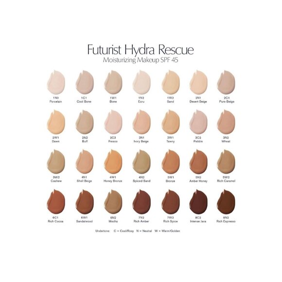 Estée Lauder $54 Futurist Hydra Rescue Moisturizing Foundation SPF 45 NEW IN BOX - Picture 3 of 6